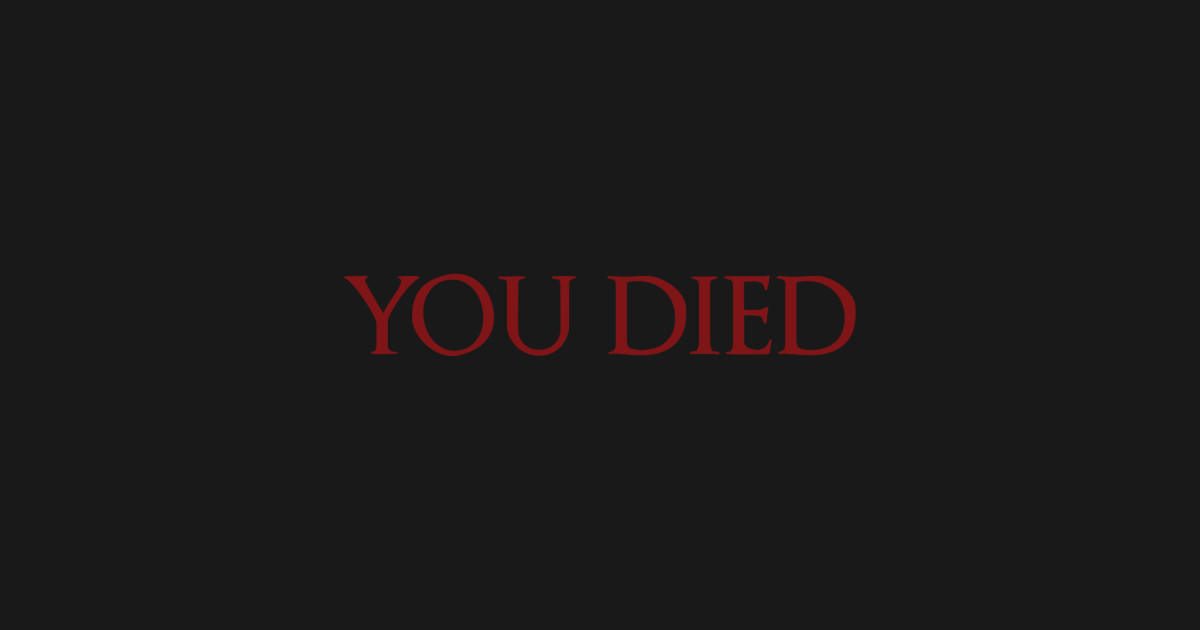 Картинка you died