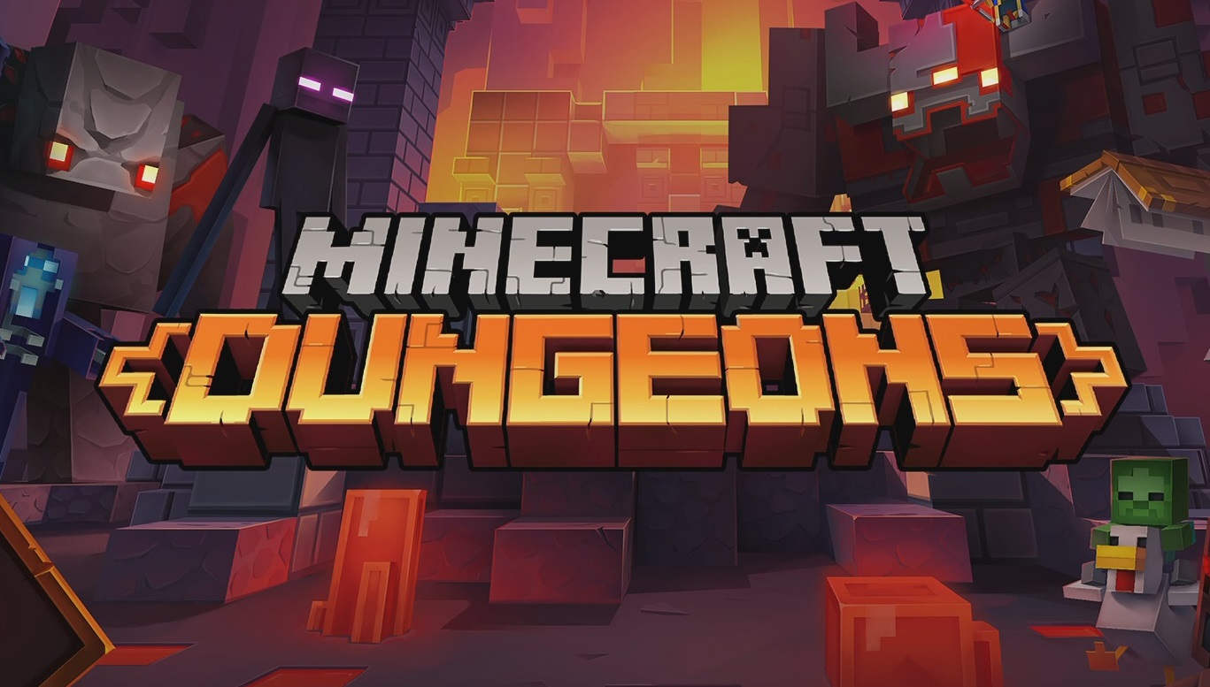minecraft dungeons logo